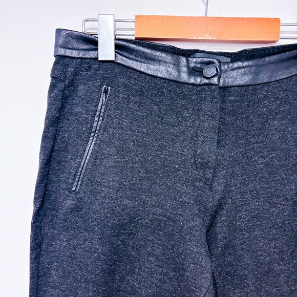 BRAX – Charcoal stretch skinny pants with faux leather waistband | Size 29 * - Picture 5 of 9